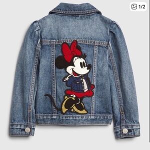 Gap Kids Denim Jacket with Minnie Mouse Patch